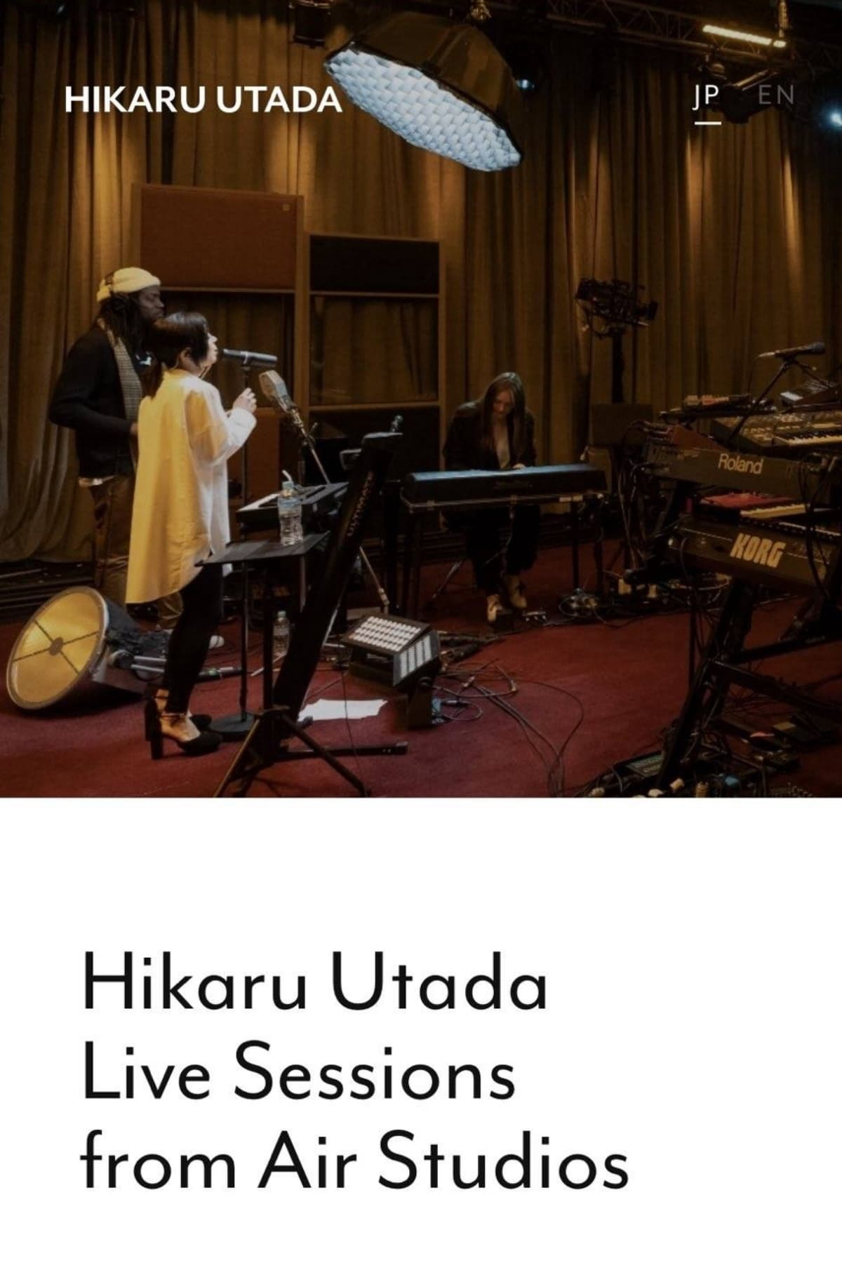 Utada Hikaru: Thu âm trực tiếp từ Air Studios - Hikaru Utada Live Sessions from AIR Studios